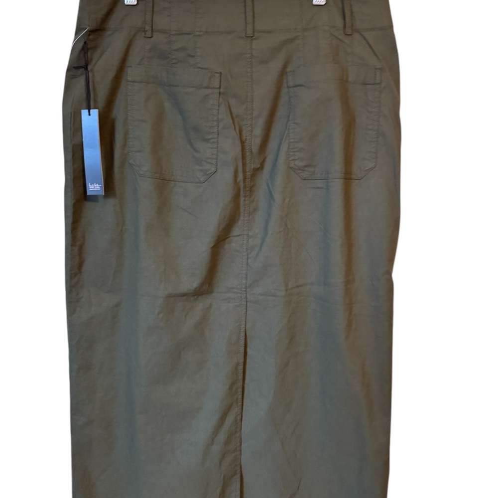 NWT RETAIL: $129 NICOLE MILLER COTTON/RAYON/LINEN/SPAN SKIRT SZ: 12 #CL - Picture 5 of 7